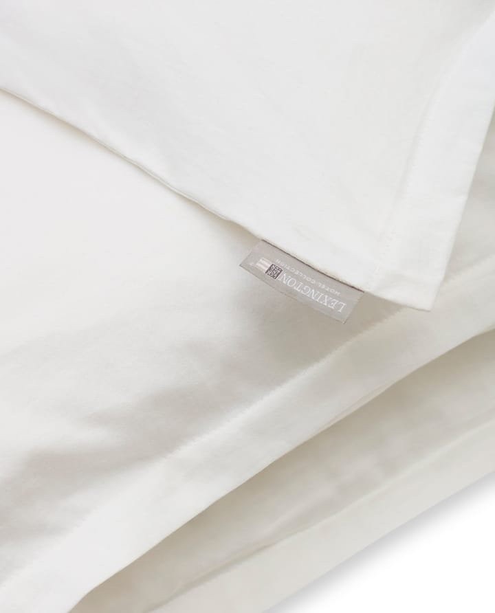 Hotel Mulberry Silk Sateen dekbedovertrek 150x210 cm - White - Lexington