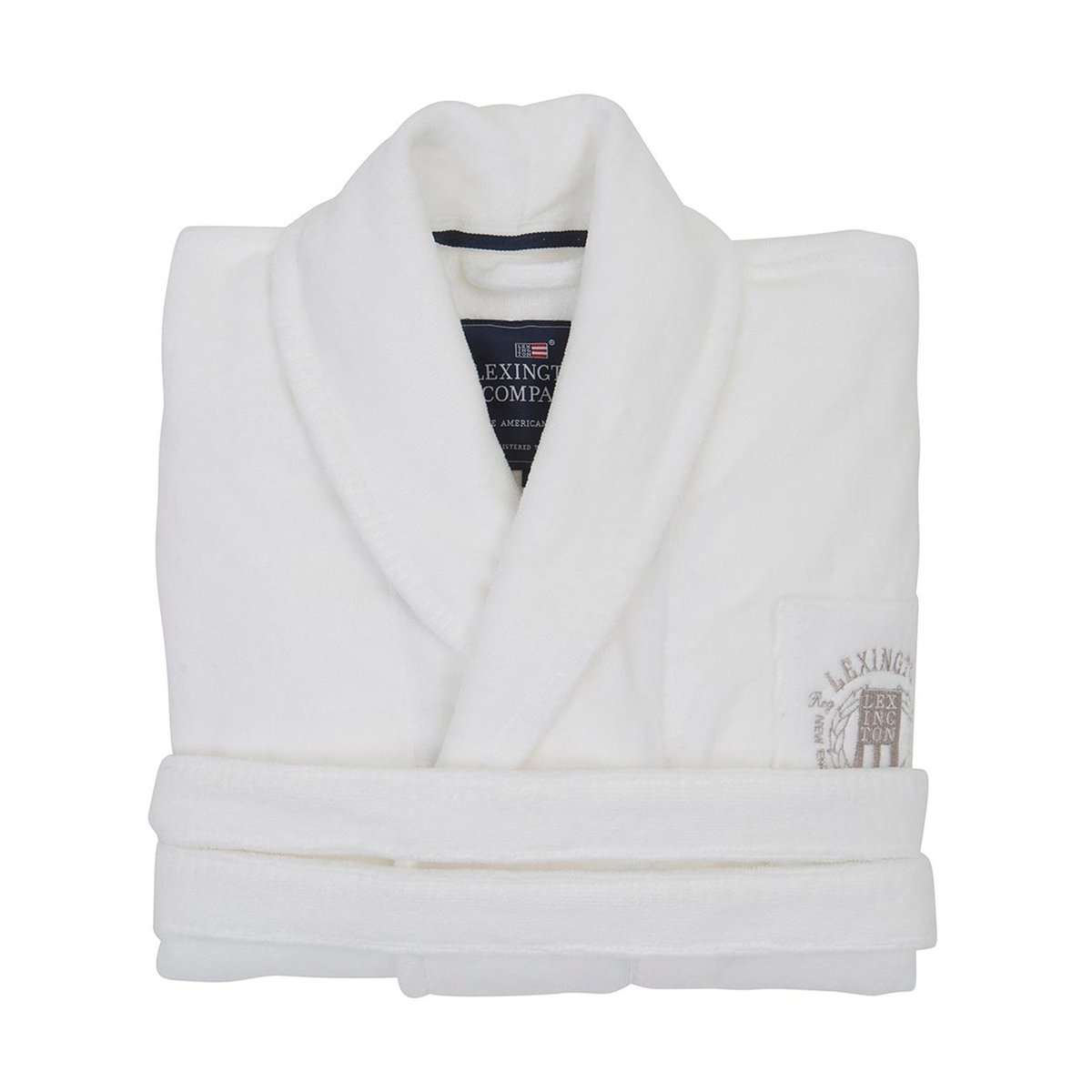 Lexington Hotel Velour ochtendjas S White | Scandinavisch Interieur | Ochtend- & badjassen | Wit