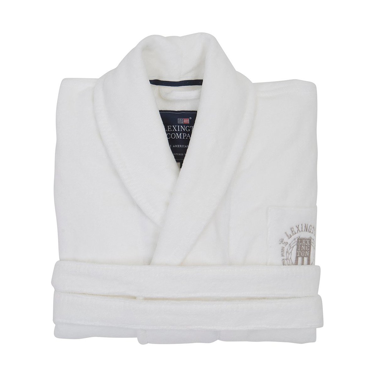 Lexington Hotel Velour ochtendjas S White