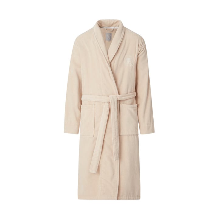 Hotel Velour ochtendjas XS - Beige - Lexington