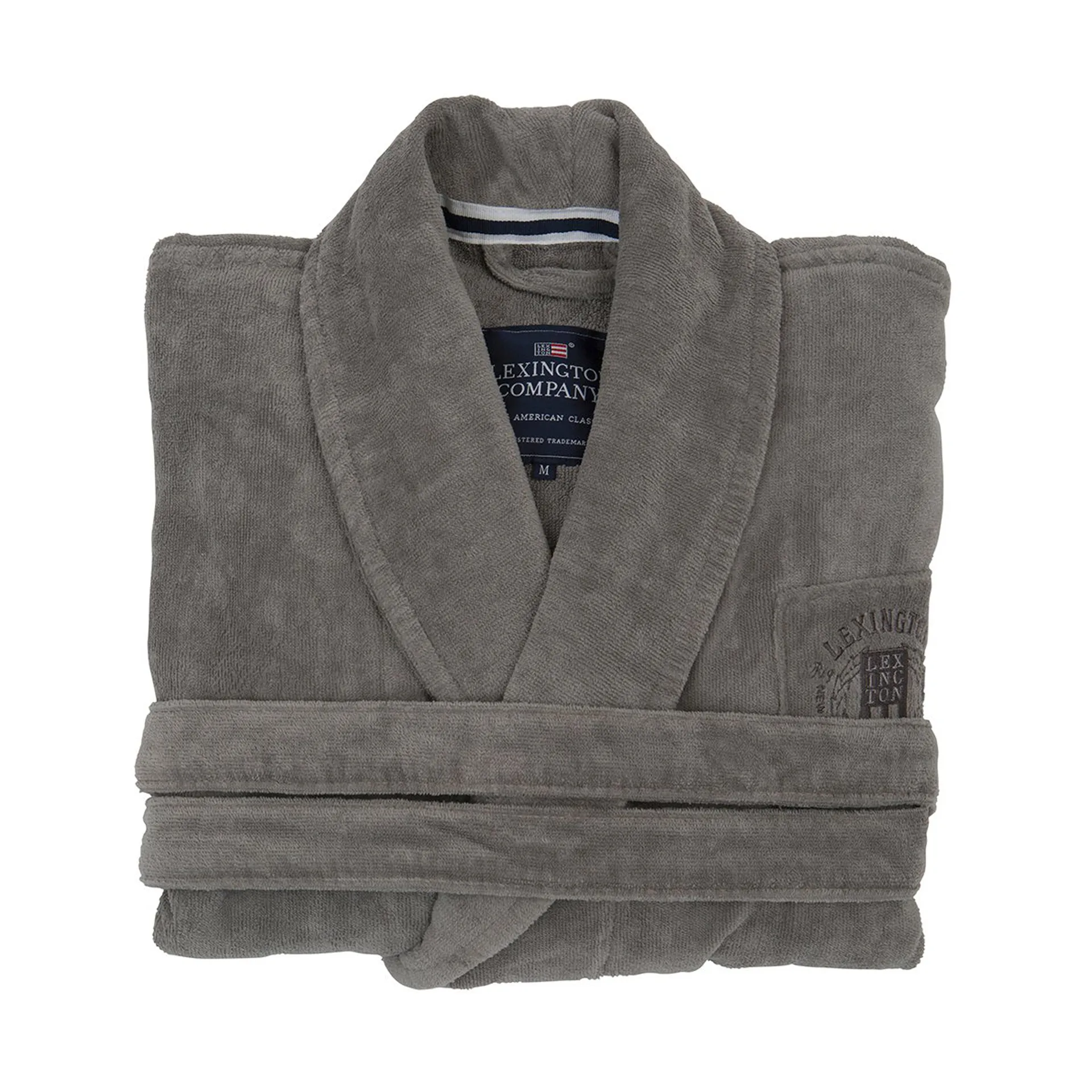 Hotel Velour ochtendjas XS, Gray Lexington