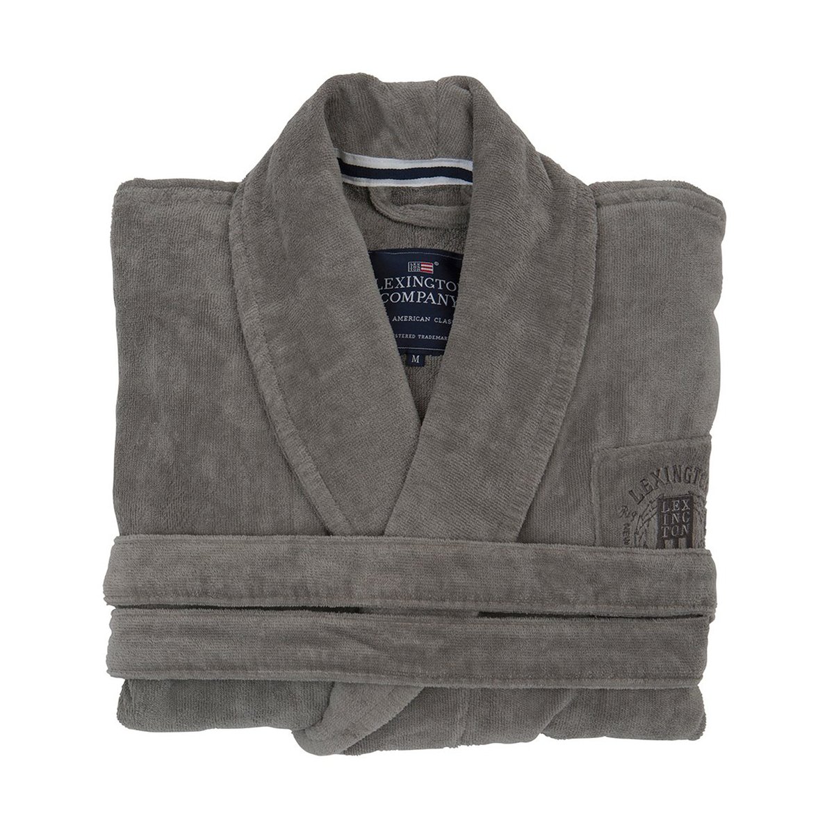 Lexington Hotel Velour ochtendjas XS Gray | Scandinavisch Interieur | Ochtend- & badjassen | Grijs