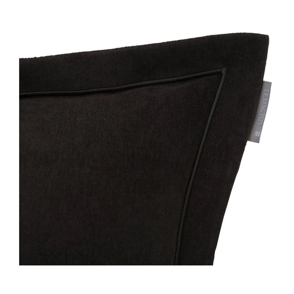 Hotel Velvet kussenhoes 50x50 cm, Donkergrijs Lexington