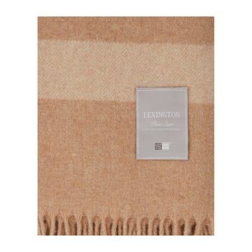 Hotel Wool wollen plaid 130x170 cm - Lichtbeige-wit - Lexington
