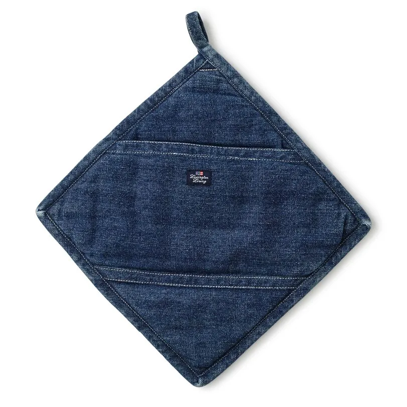 Icons Denim pannenlap, Denimblauw Lexington