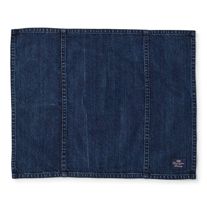 Icons Denim placemat 40x50 cm - Denimblauw - Lexington