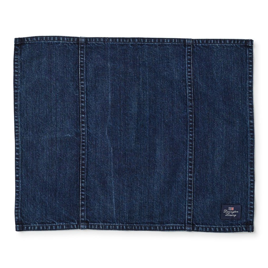 Lexington Icons Denim placemat 40x50 cm Denimblauw | Scandinavisch Interieur | Placemats | Blauw
