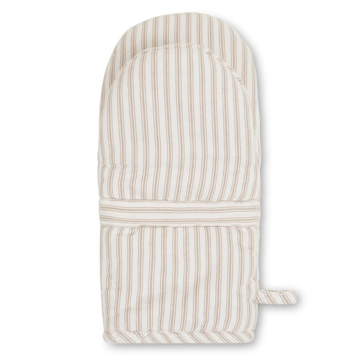 Icons Herringbone Striped ovenwant, Beige-white Lexington
