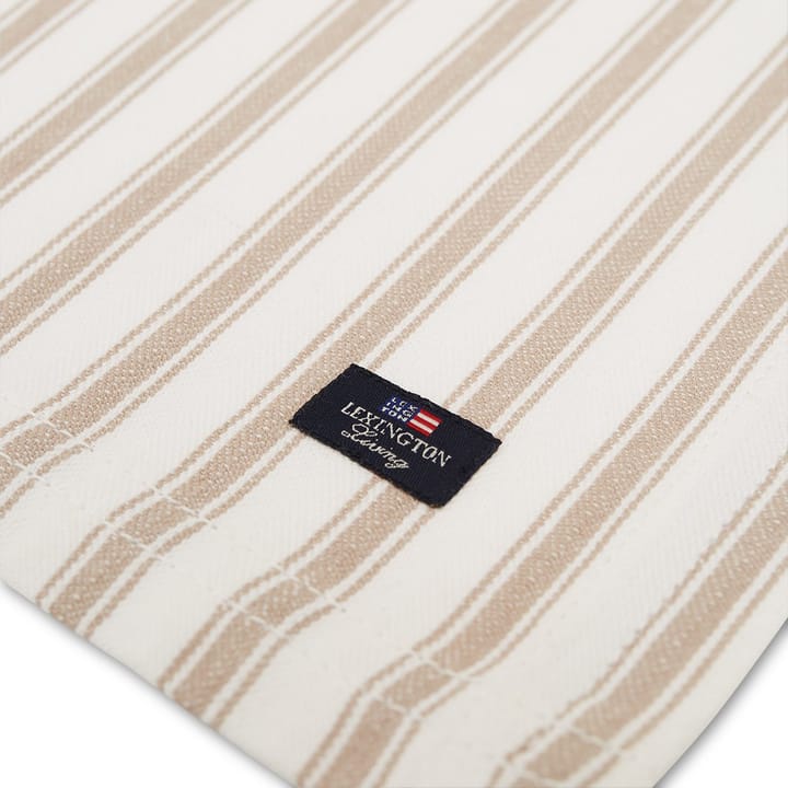 Icons Herringbone Striped placemat 40x50 cm - Beige-white - Lexington