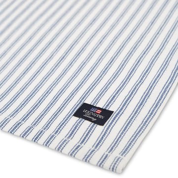 Icons Herringbone Striped servet 50x50 cm - Blue-white - Lexington
