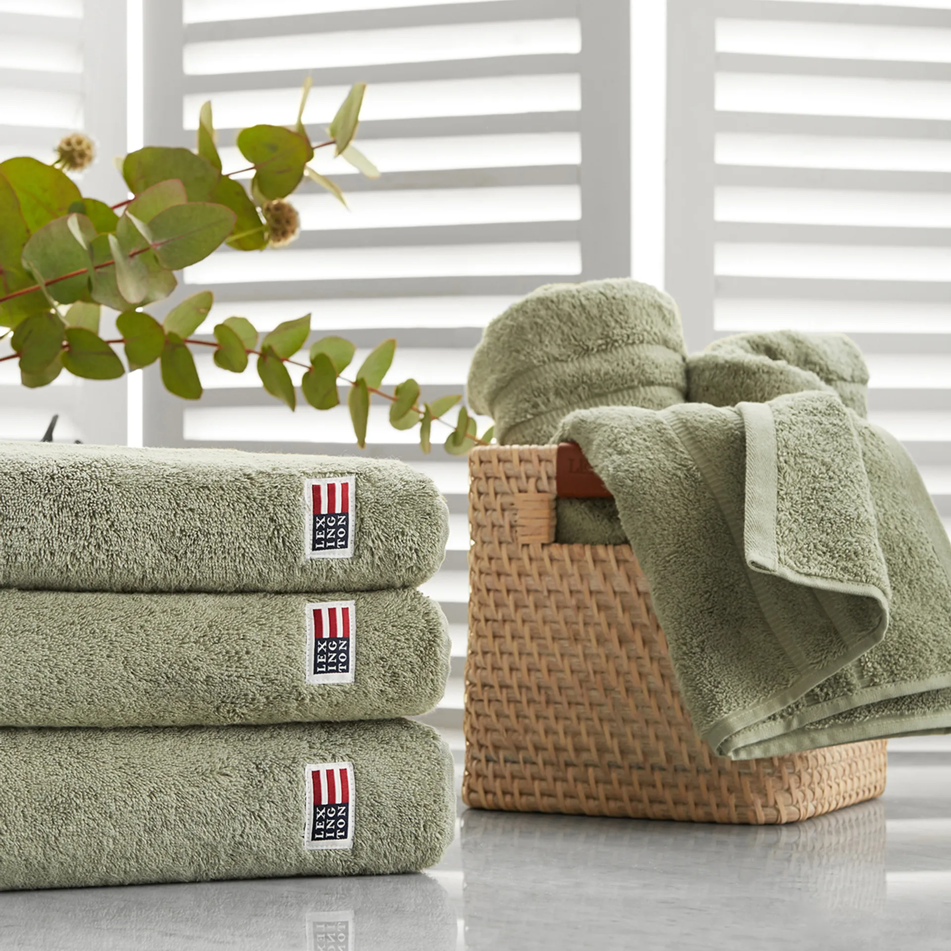 Icons Original badhanddoek 70x130 cm, Vintage green Lexington