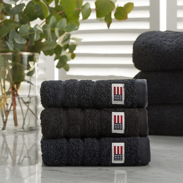 Icons Original handdoek 30x30 cm, Black Lexington