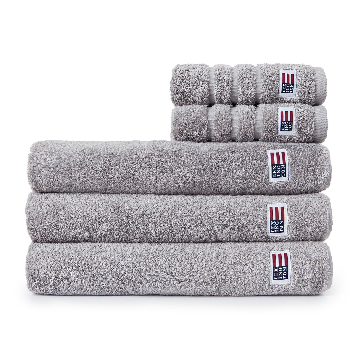 Lexington Icons Original handdoek 30x30 cm Dark gray