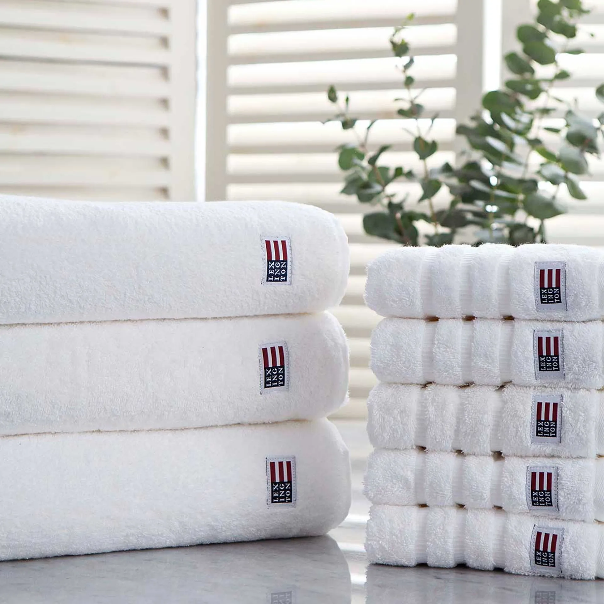 Icons Original handdoek 30x30 cm, White Lexington