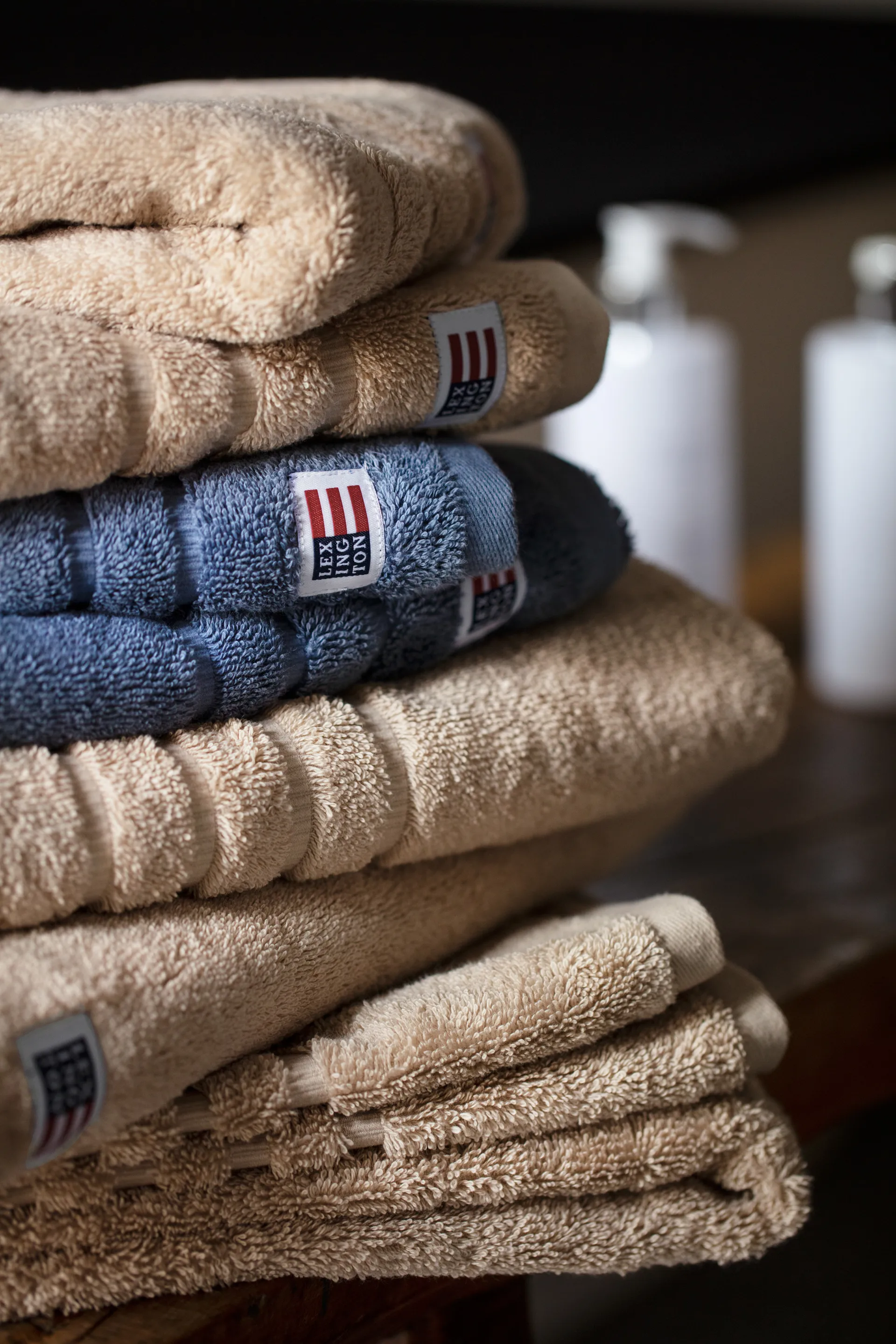 Icons Original handdoek 30x50 cm, Steel Blue Lexington