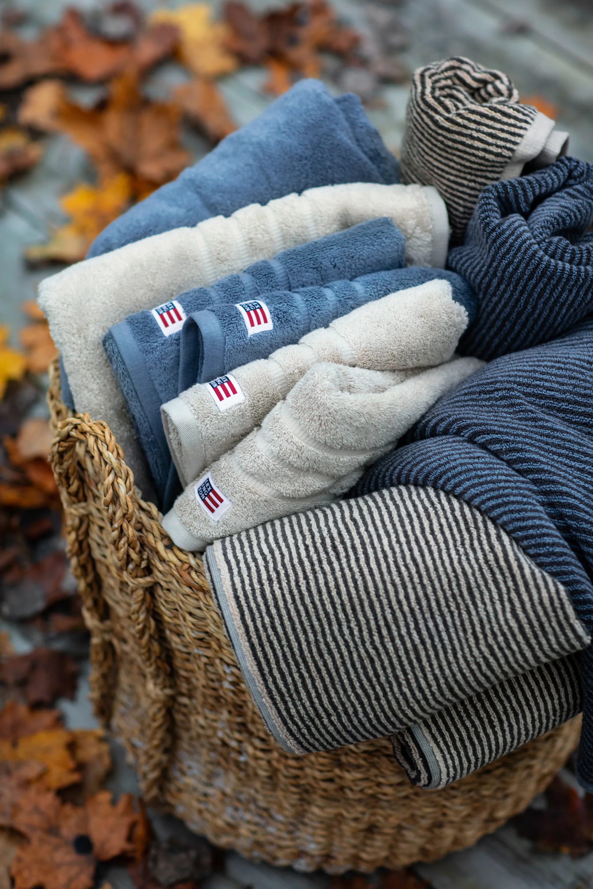 Icons Original handdoek 30x50 cm, Steel Blue Lexington