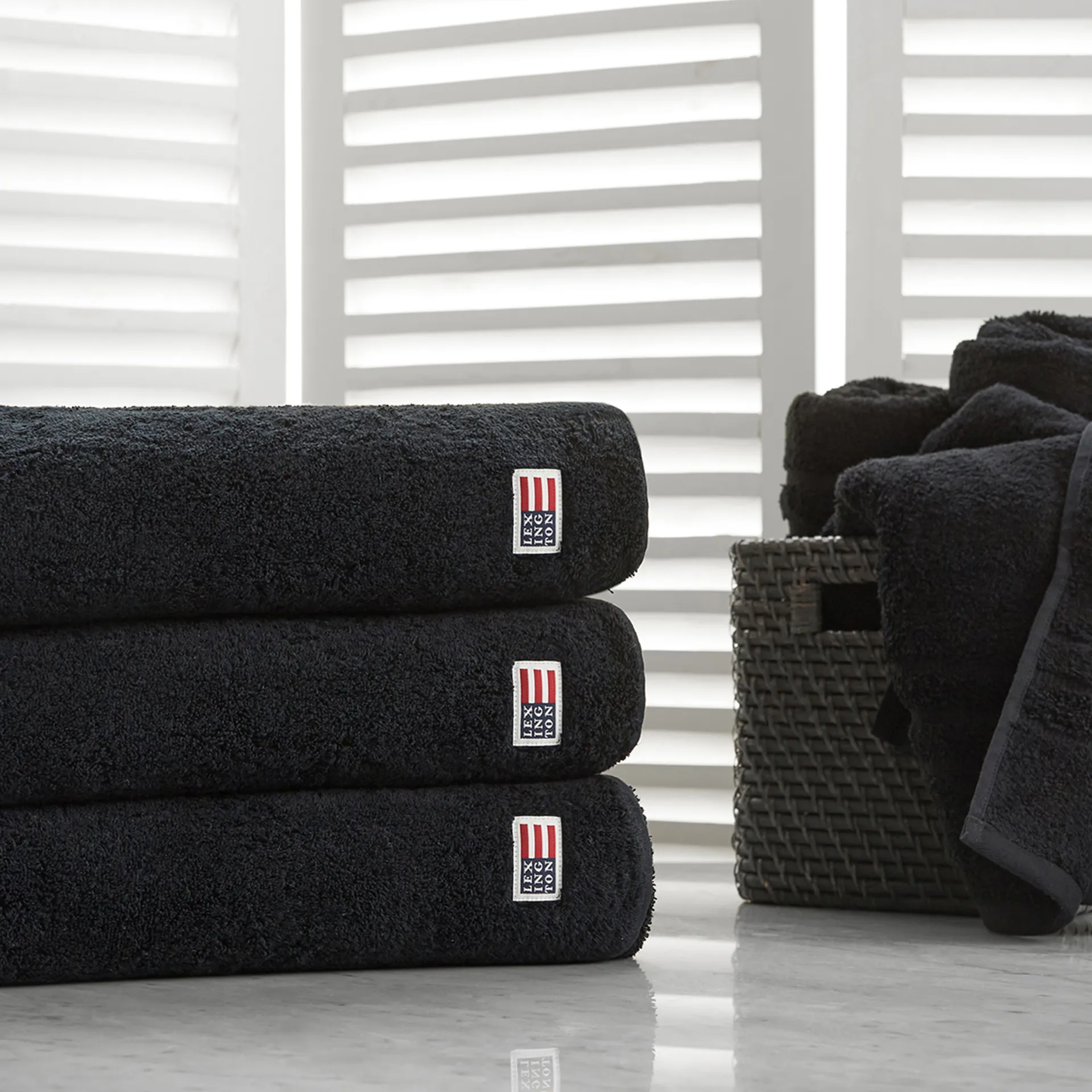 Icons Original handdoek 50x100 cm, Black Lexington