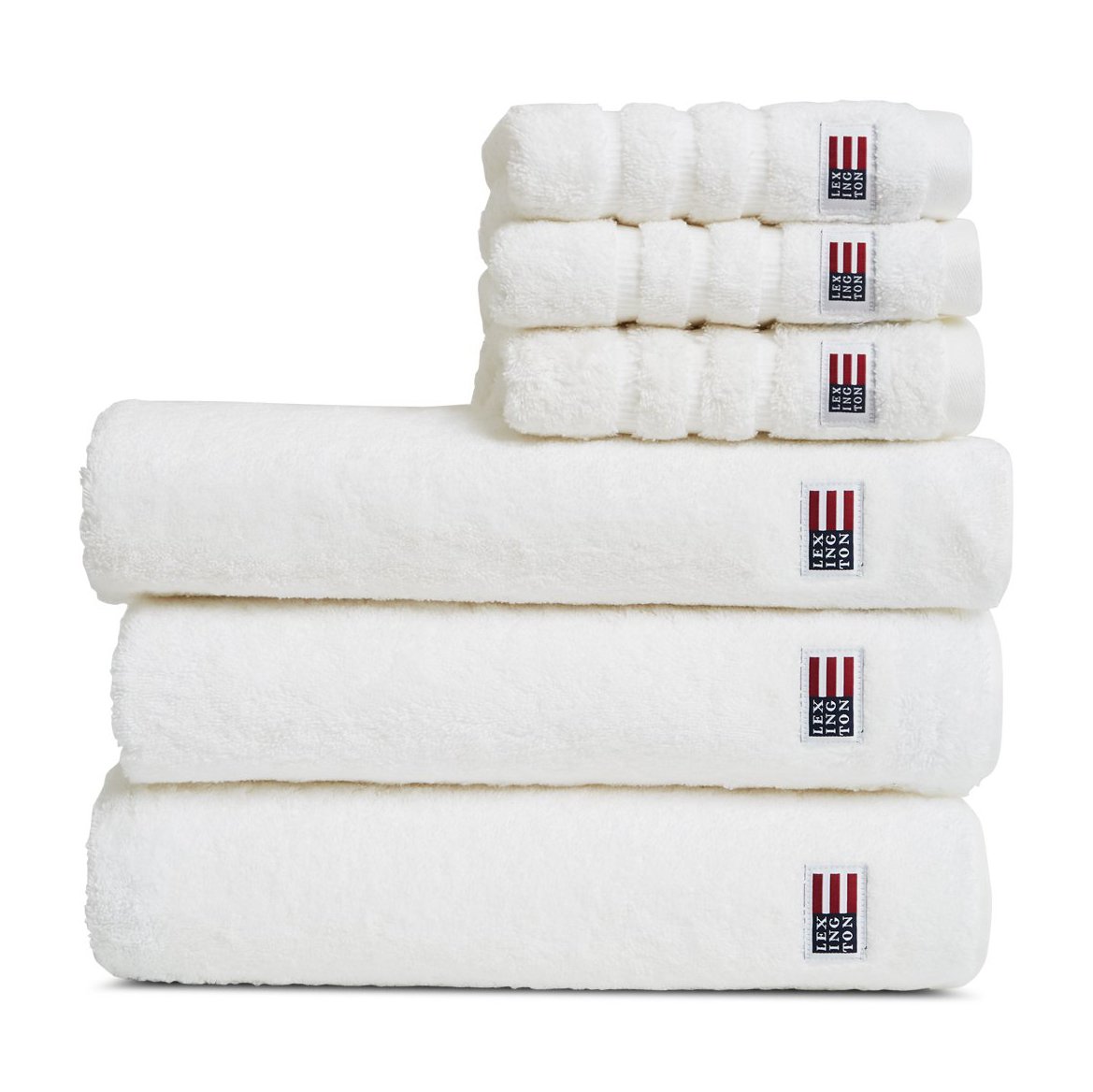Lexington Icons Original handdoek 50x70 cm White | Scandinavisch Interieur | Handdoeken | Wit