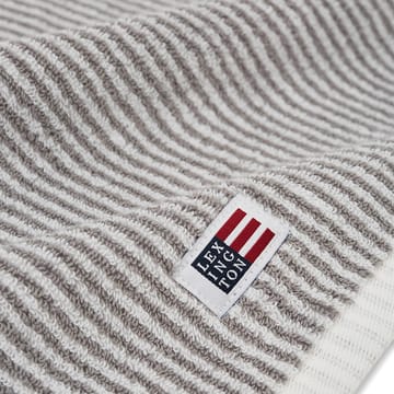 Icons Original Striped handdoek 50x100 cm - White-gray - Lexington