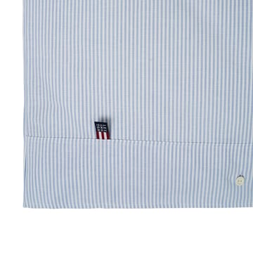 Icons Pin Point dekbedovertrek 220x220 cm - Blue-white - Lexington