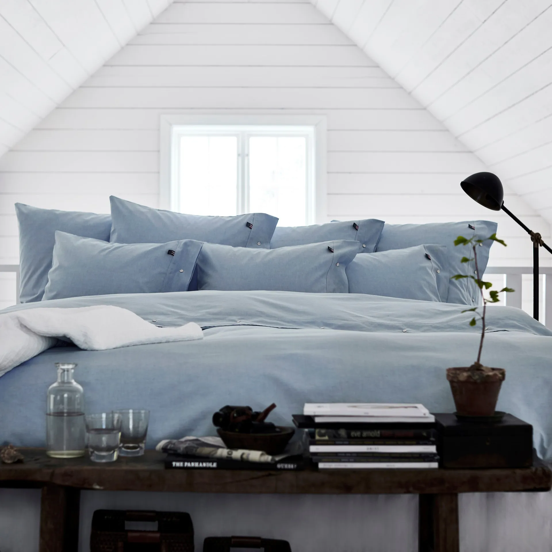 Icons Pin Point kussensloop 50x60 cm, Blue Lexington