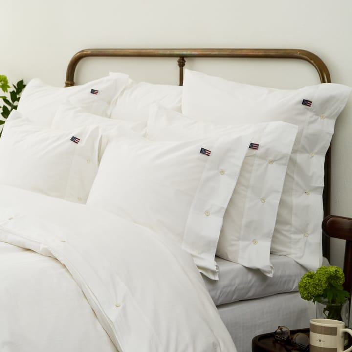 Icons Poplin kussensloop 65x65 cm, White Lexington