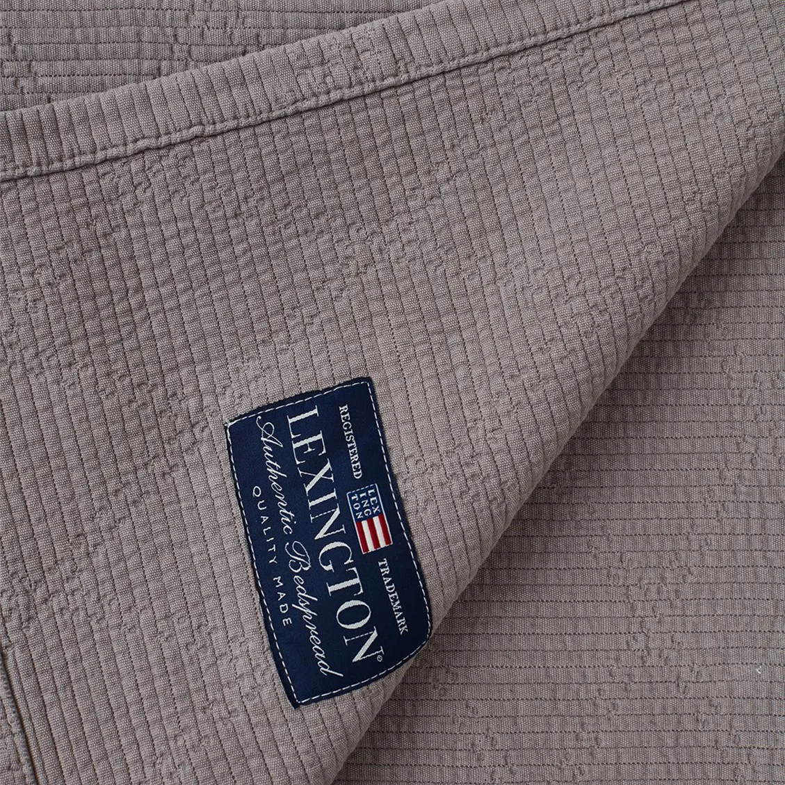 Icons Quilted sprei 240x260 cm, Gray Lexington