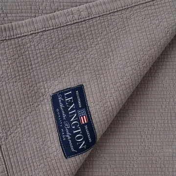 Icons Quilted sprei 240x260 cm - Gray - Lexington