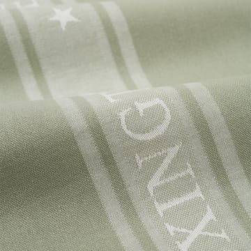 Icons Star keukenhanddoek 50x70 cm - Sage green-white - Lexington