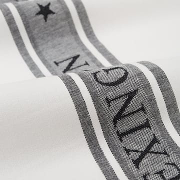 Icons Star keukenhanddoek 50x70 cm - White-black - Lexington