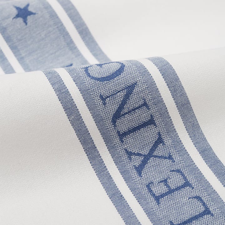 Icons Star keukenhanddoek 50x70 cm, White-blue Lexington