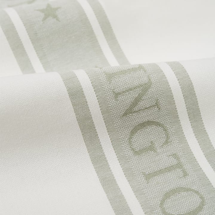 Icons Star keukenhanddoek 50x70 cm, White-sage green Lexington