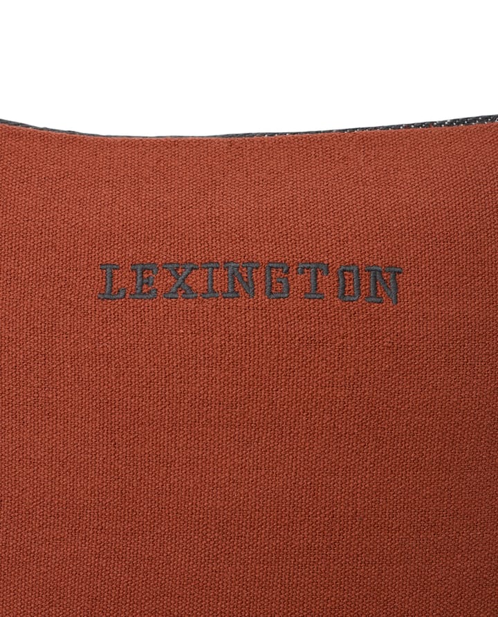 Irregula Striped Cotton kussenhoes 50x50 cm - Copper-gray - Lexington
