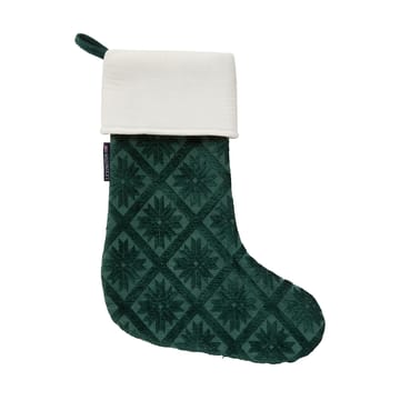 Jacquard ecologische katoen/viscose kerstkous - Green - Lexington