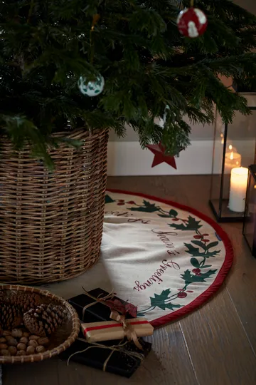 Jute Cotton Christmas Tree kerstboomkleed Ø110 cm - Beige - Lexington