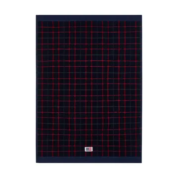 Lexington checked handdoek, set van 2 - Navy-green, 50x70 cm - Lexington