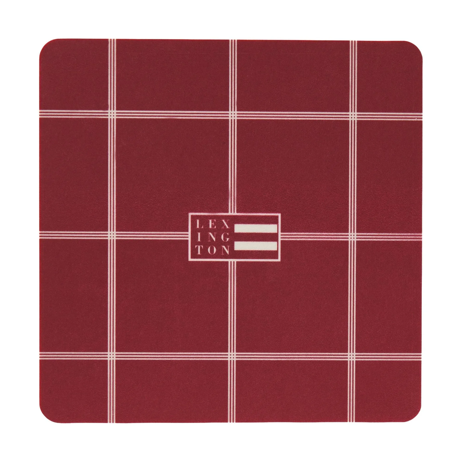 Lexington gelamineerde onderzetters, Red-light beige, 9x9 cm, 4-pack Lexington