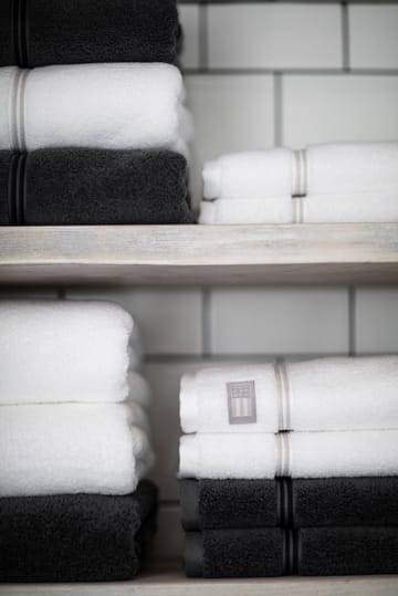 Lexington Hotelhanddoek 50x100 cm - Grijs-donkergrijs - Lexington