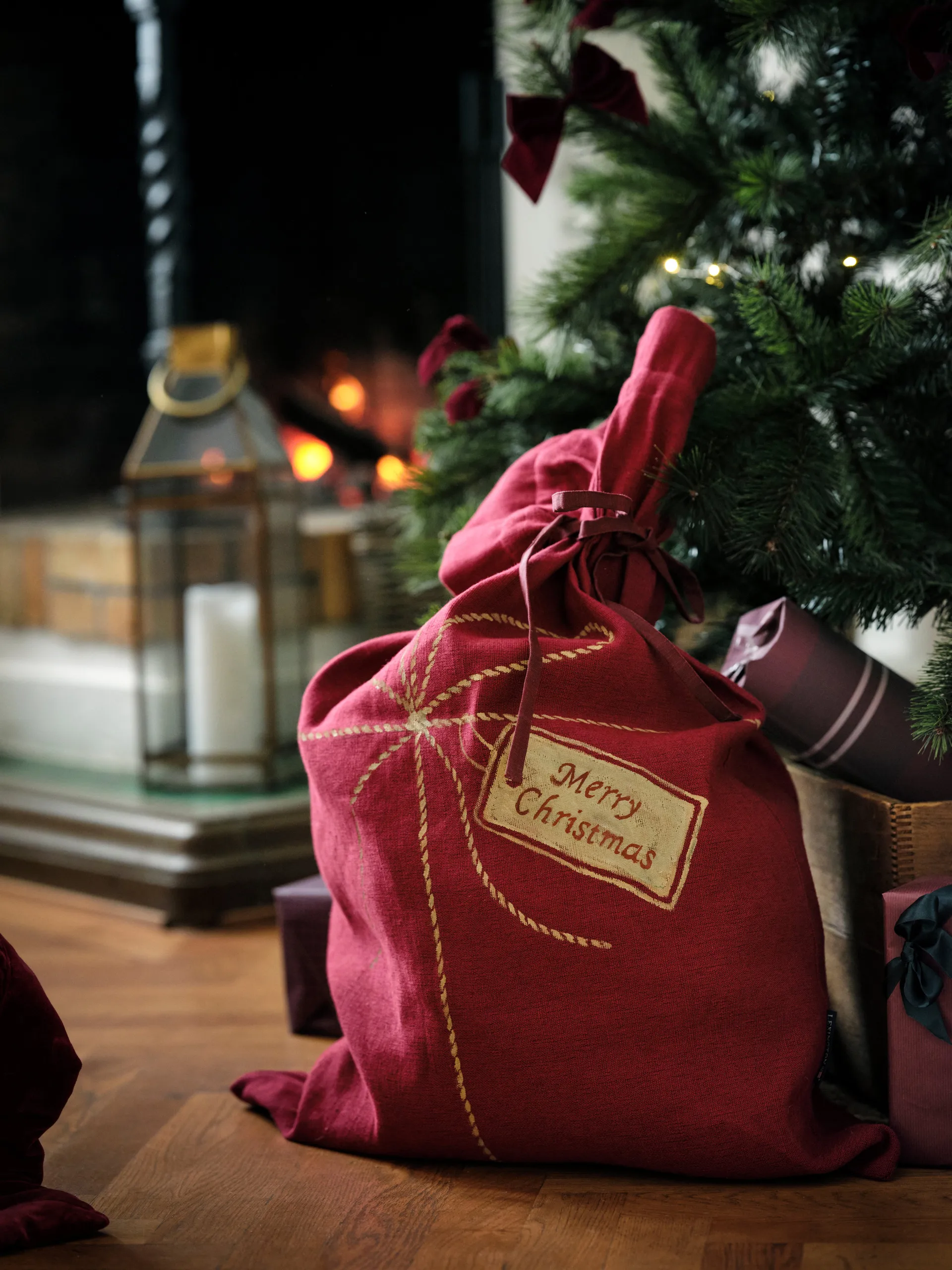 Lexington kerstcadeauzak 65x95 cm, Rood Lexington