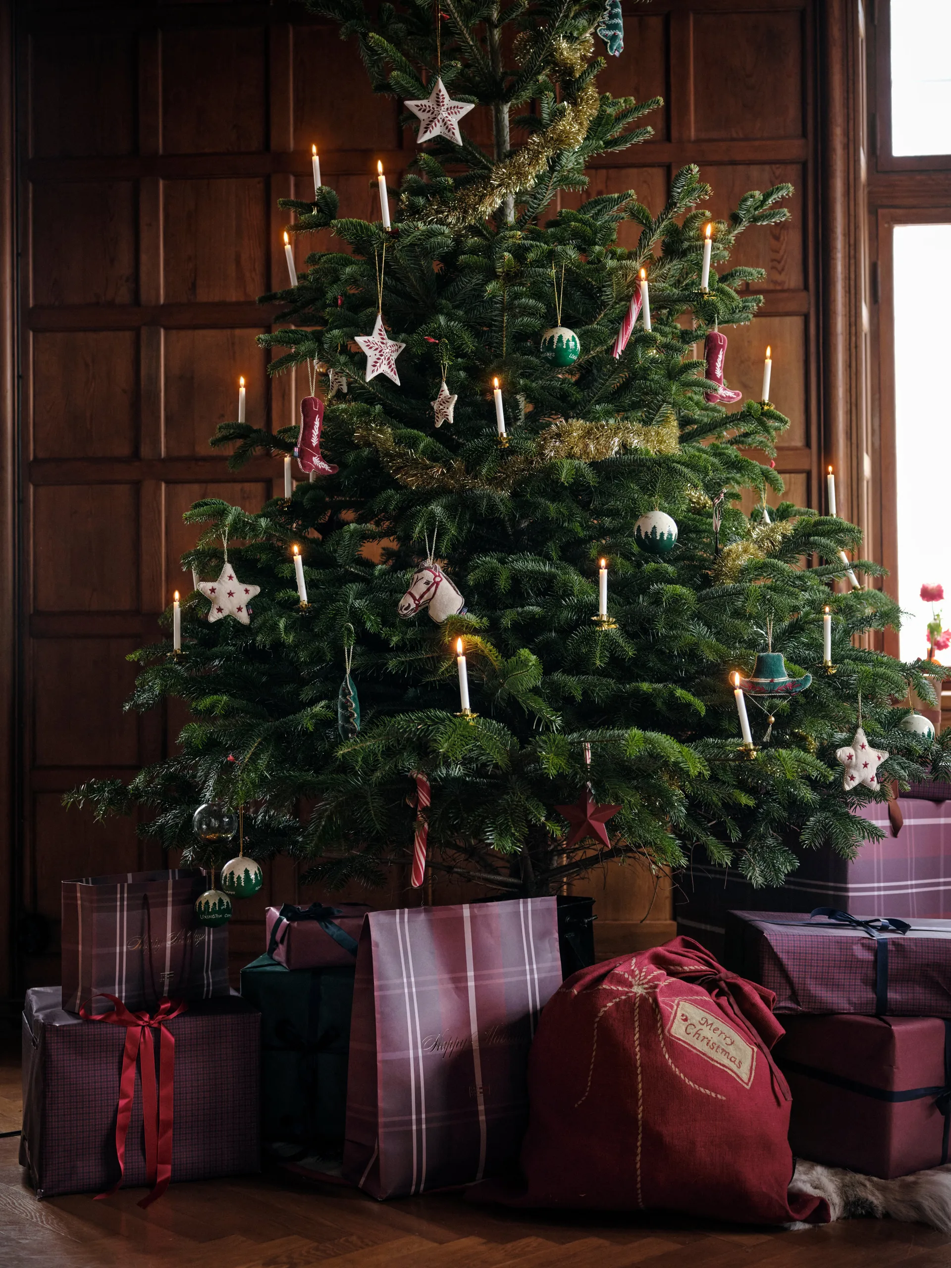 Lexington kerstcadeauzak 65x95 cm, Rood Lexington