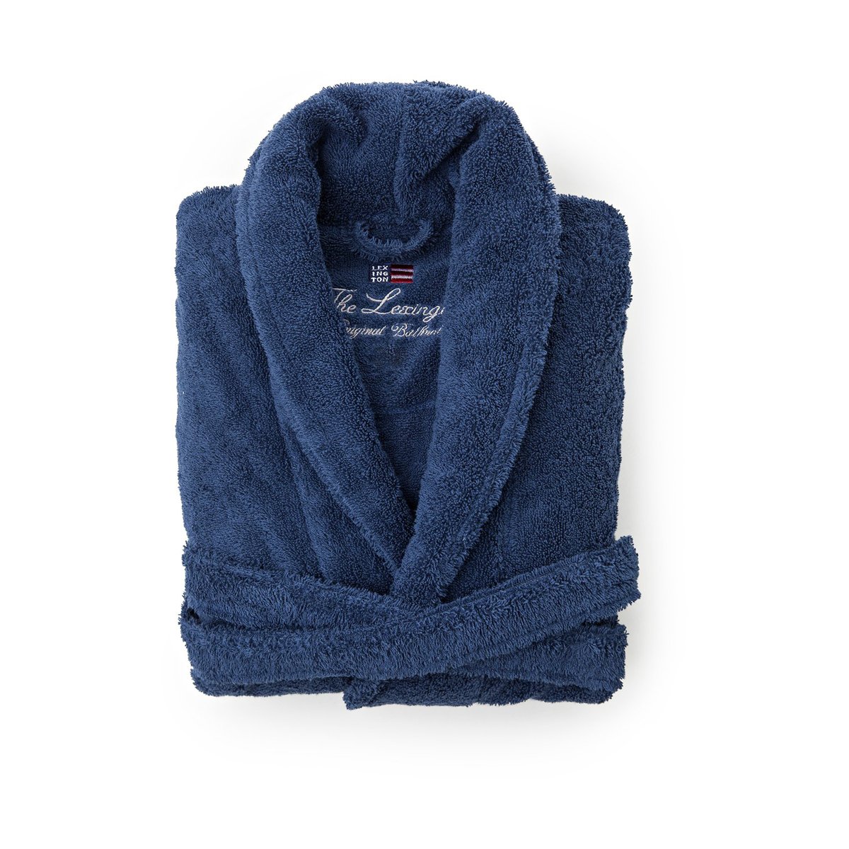 Lexington Original ochtendjas L True Navy | Scandinavisch Interieur | Ochtend- & badjassen | Blauw