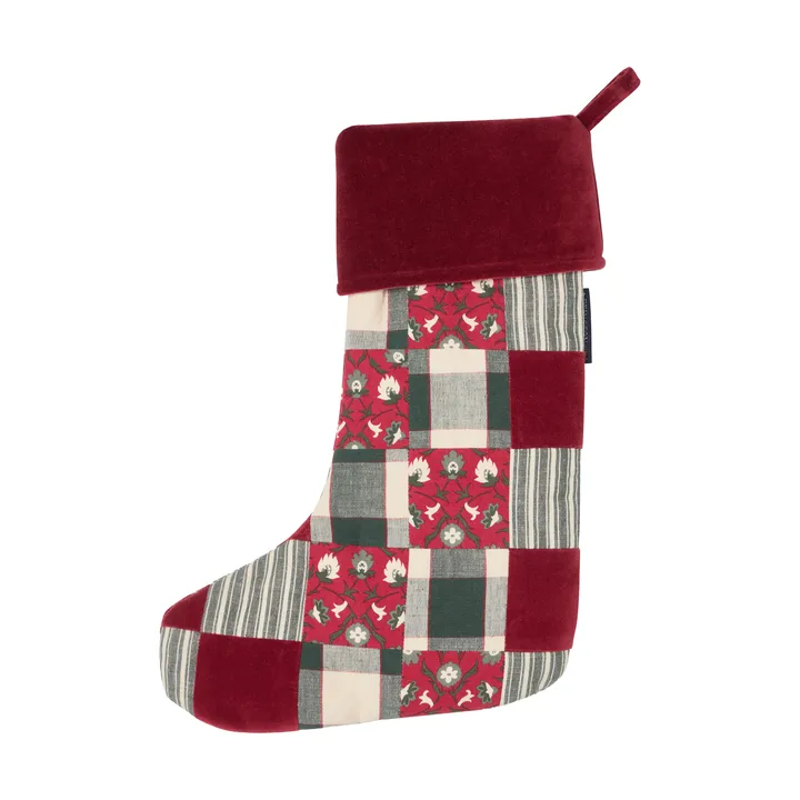 Lexington patchwork kerstkous - Red-multi, 45 cm - Lexington