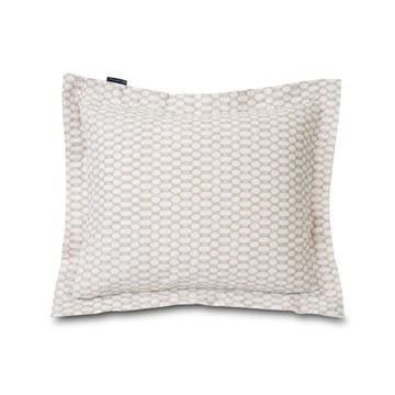 Lexington Printed kussensloop 50x60 cm - White-dark beige - Lexington