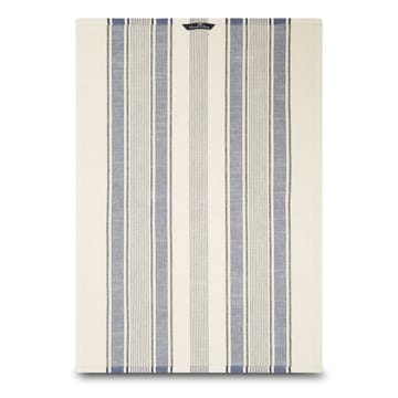 Lexington Striped Twill keukenhanddoek 50x70 cm - Blauw - Lexington