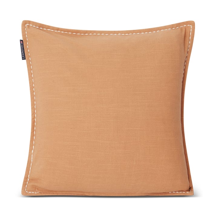 Life's A Beach Embroidered kussenhoes 50x50 cm - Beige-wit - Lexington