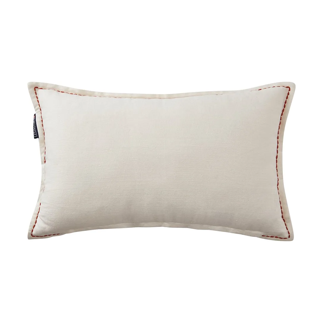 Logo Embroidered by the ocean kussen 30x50 cm, White Lexington