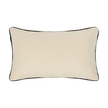 Mountains Logo sierkussen van wolmix - White-navy, 50x30 cm - Lexington