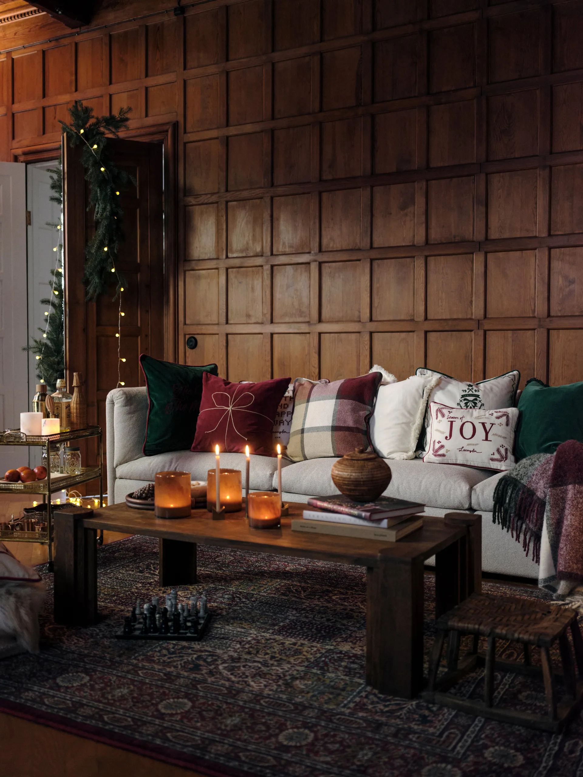 Nutcracker kussensloop 50x50 cm, Wit Lexington