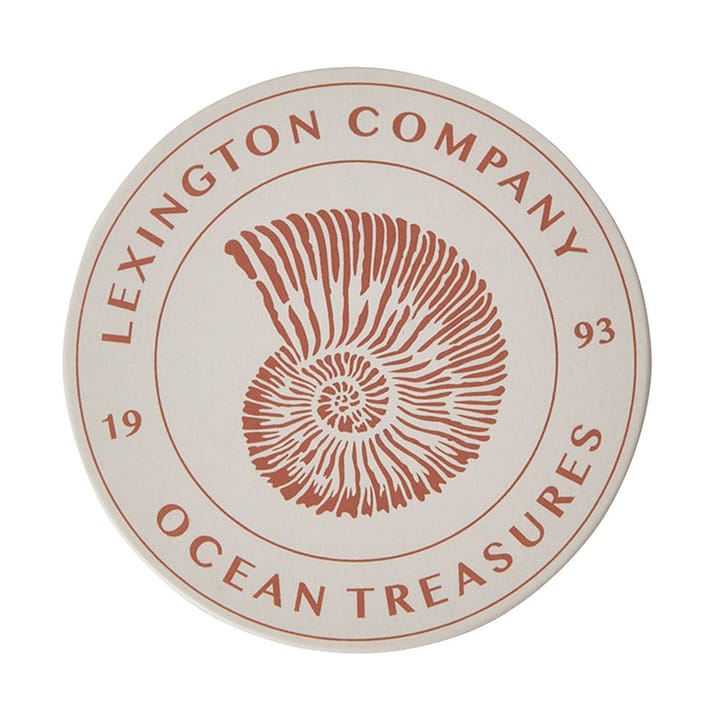 Ocean Treasures glasonderzetters 6-pack - Blue - Lexington