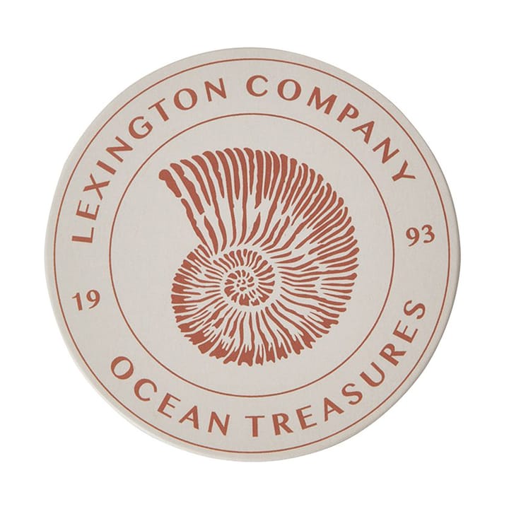 Ocean Treasures glasonderzetters 6-pack, Blue Lexington